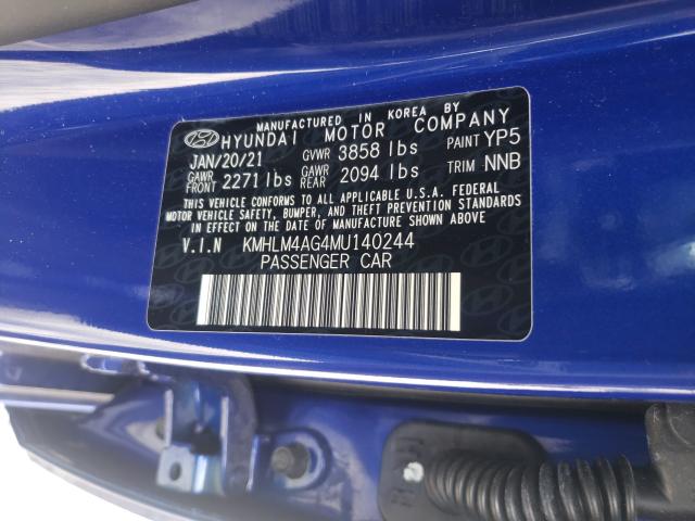 Photo 9 VIN: KMHLM4AG4MU140244 - HYUNDAI ELANTRA SE 