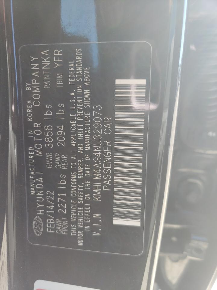 Photo 11 VIN: KMHLM4AG4NU329073 - HYUNDAI ELANTRA 