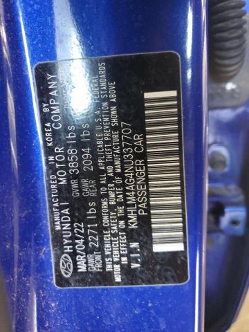 Photo 11 VIN: KMHLM4AG4NU337707 - HYUNDAI ELANTRA SE 