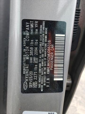 Photo 12 VIN: KMHLM4AG5MU066316 - HYUNDAI ELANTRA SE 