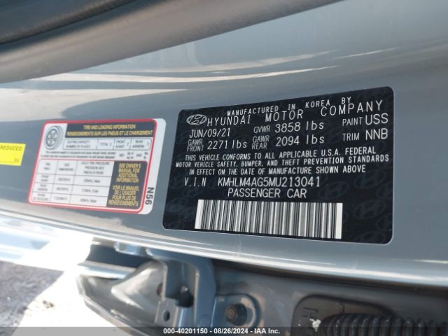 Photo 8 VIN: KMHLM4AG5MU213041 - HYUNDAI ELANTRA 