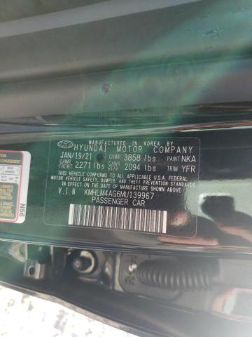 Photo 9 VIN: KMHLM4AG6MU139967 - HYUNDAI ELANTRA SE 