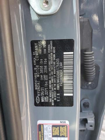 Photo 12 VIN: KMHLM4AG6MU176405 - HYUNDAI ELANTRA SE 