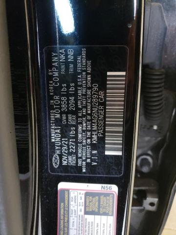 Photo 11 VIN: KMHLM4AG6NU289790 - HYUNDAI ELANTRA 