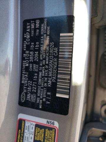 Photo 11 VIN: KMHLM4AG6NU318026 - HYUNDAI ELANTRA 