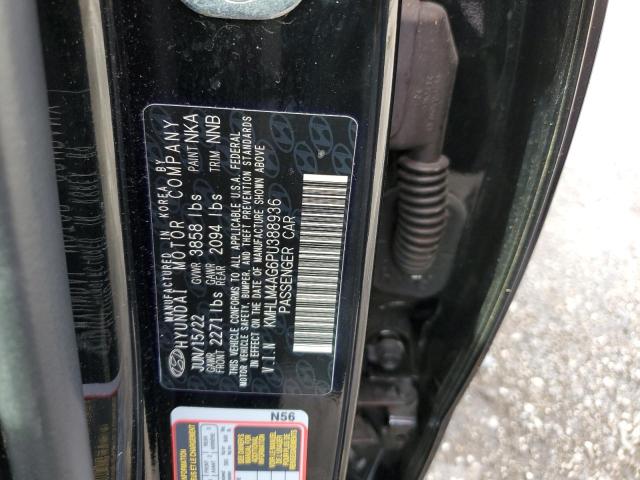 Photo 11 VIN: KMHLM4AG6PU388936 - HYUNDAI ELANTRA 