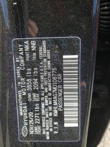 Photo 11 VIN: KMHLM4AG7MU108775 - HYUNDAI ELANTRA SE 