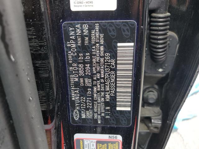 Photo 12 VIN: KMHLM4AG7PU371269 - HYUNDAI ELANTRA 