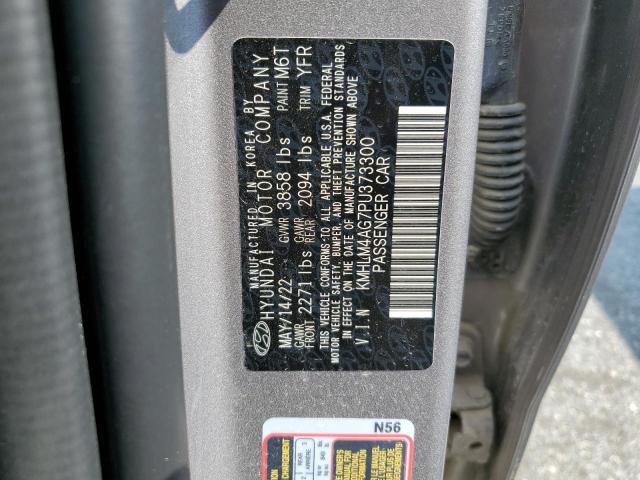 Photo 11 VIN: KMHLM4AG7PU373300 - HYUNDAI ELANTRA SE 