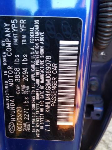 Photo 11 VIN: KMHLM4AG8MU069078 - HYUNDAI ELANTRA 