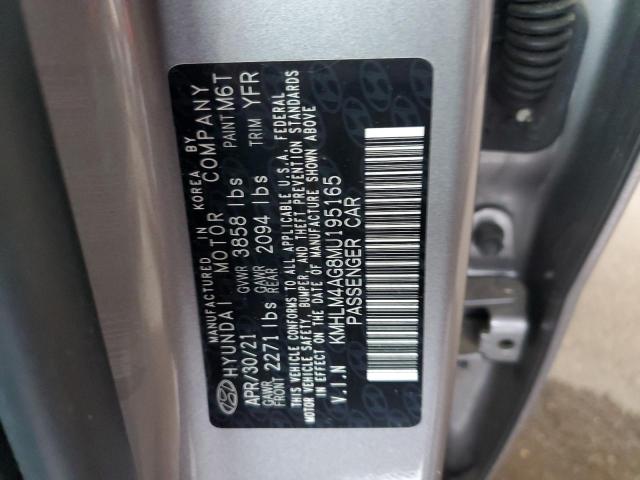 Photo 11 VIN: KMHLM4AG8MU195165 - HYUNDAI ELANTRA SE 