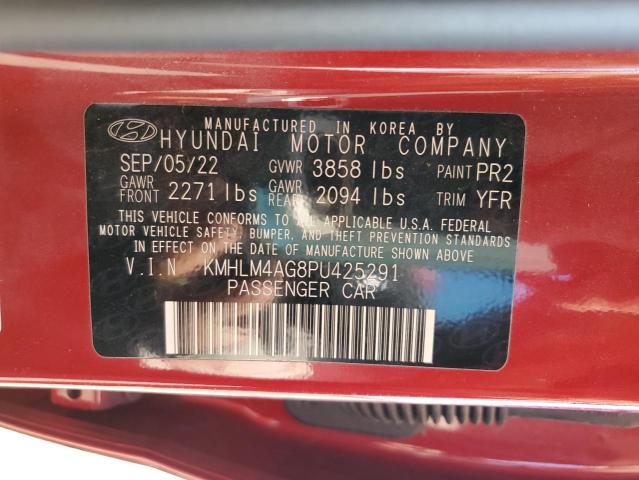 Photo 12 VIN: KMHLM4AG8PU425291 - HYUNDAI ELANTRA 