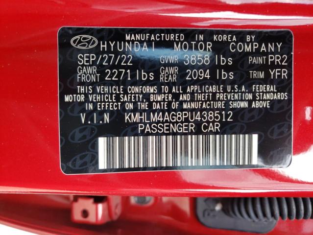 Photo 11 VIN: KMHLM4AG8PU438512 - HYUNDAI ELANTRA SE 