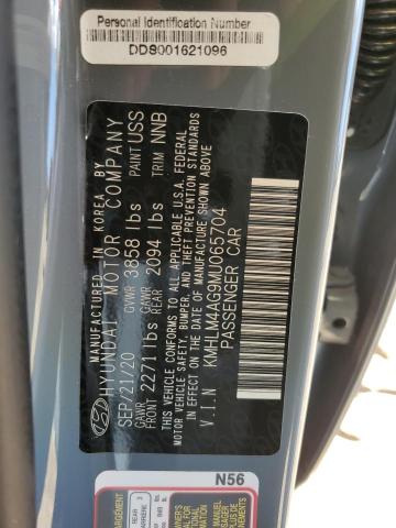 Photo 11 VIN: KMHLM4AG9MU065704 - HYUNDAI ELANTRA 