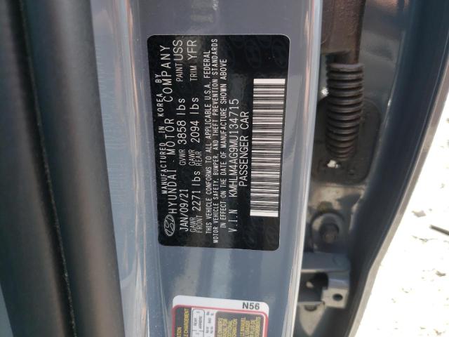 Photo 12 VIN: KMHLM4AG9MU134715 - HYUNDAI ELANTRA SE 