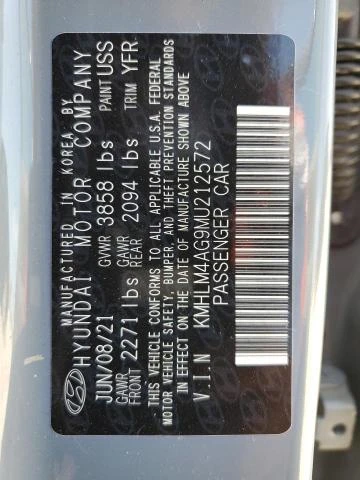 Photo 11 VIN: KMHLM4AG9MU212572 - HYUNDAI ELANTRA SE 