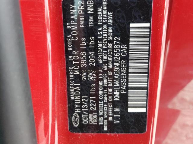 Photo 11 VIN: KMHLM4AG9NU265872 - HYUNDAI ELANTRA SE 