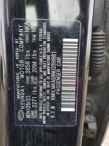 Photo 11 VIN: KMHLM4AG9NU289881 - HYUNDAI ELANTRA SE 