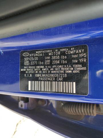 Photo 11 VIN: KMHLM4AGXMU067218 - HYUNDAI ELANTRA 