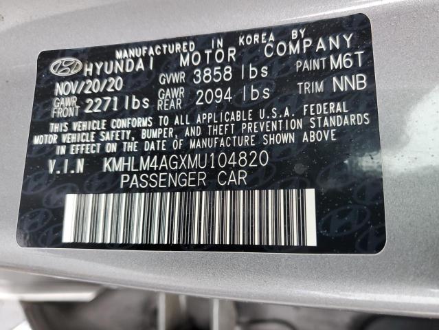 Photo 11 VIN: KMHLM4AGXMU104820 - HYUNDAI ELANTRA SE 