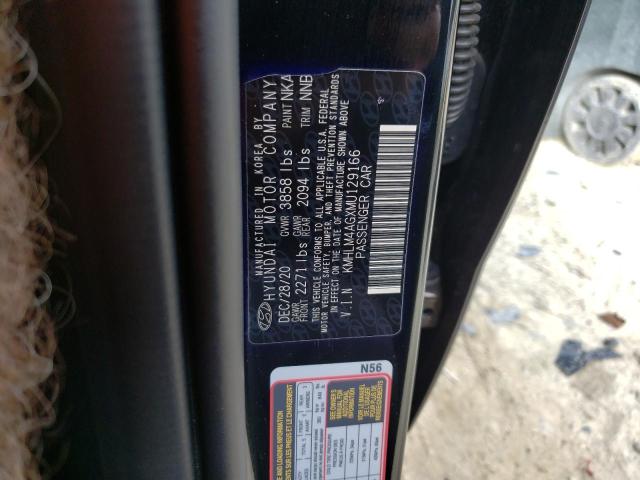 Photo 12 VIN: KMHLM4AGXMU129166 - HYUNDAI ELANTRA SE 