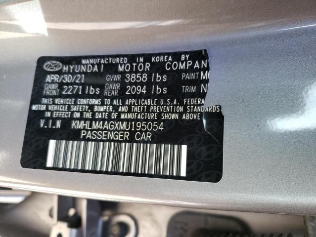 Photo 12 VIN: KMHLM4AGXMU195054 - HYUNDAI ELANTRA SE 