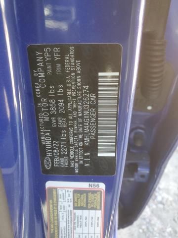 Photo 11 VIN: KMHLM4AGXNU326274 - HYUNDAI ELANTRA 