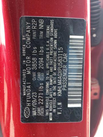 Photo 12 VIN: KMHLM4AGXPU583115 - HYUNDAI ELANTRA SE 