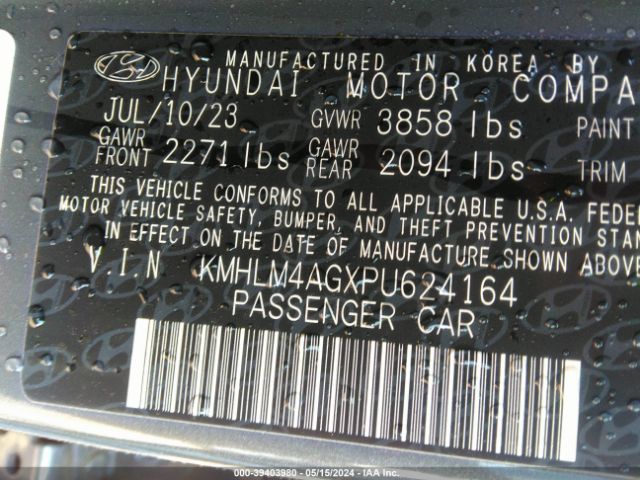 Photo 8 VIN: KMHLM4AGXPU624164 - HYUNDAI ELANTRA 