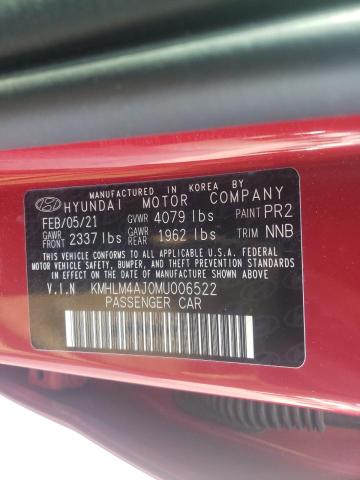 Photo 9 VIN: KMHLM4AJ0MU006522 - HYUNDAI ELANTRA BL 