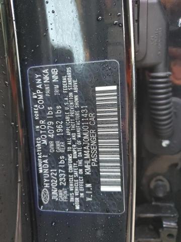 Photo 12 VIN: KMHLM4AJ0MU011431 - HYUNDAI ELANTRA 