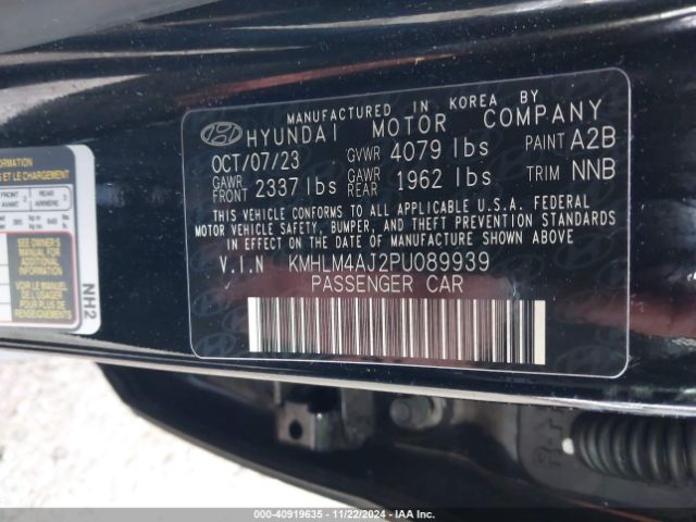 Photo 8 VIN: KMHLM4AJ2PU089939 - HYUNDAI ELANTRA 