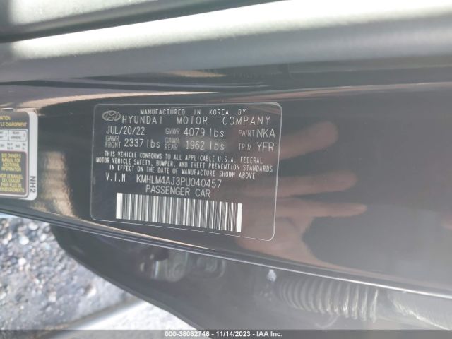 Photo 8 VIN: KMHLM4AJ3PU040457 - HYUNDAI ELANTRA HYBRID 