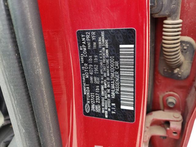 Photo 11 VIN: KMHLM4AJ5MU006001 - HYUNDAI ELANTRA 