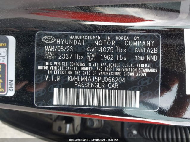 Photo 8 VIN: KMHLM4AJ5PU066204 - HYUNDAI ELANTRA HYBRID 