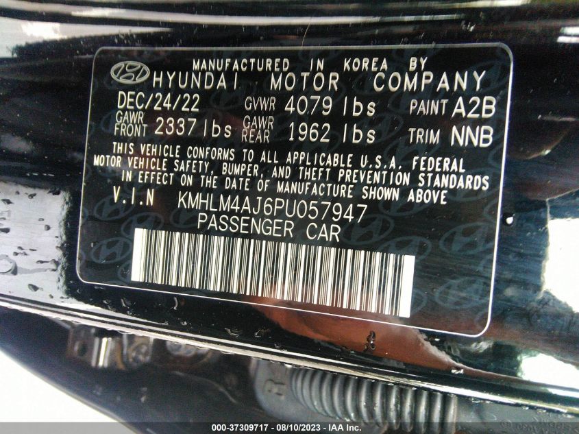 Photo 8 VIN: KMHLM4AJ6PU057947 - HYUNDAI ELANTRA 