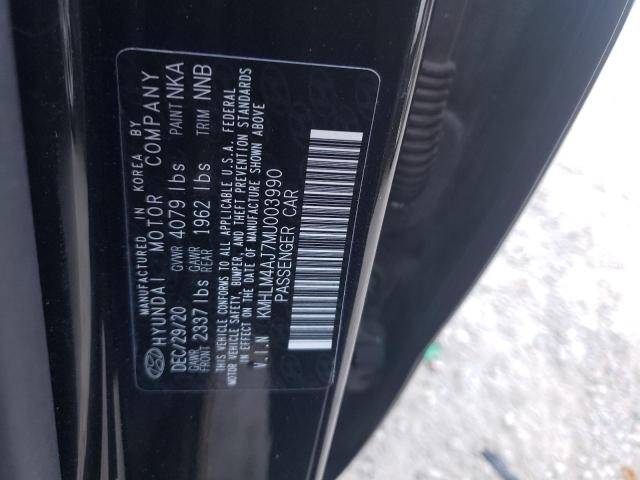 Photo 12 VIN: KMHLM4AJ7MU003990 - HYUNDAI ELANTRA BL 