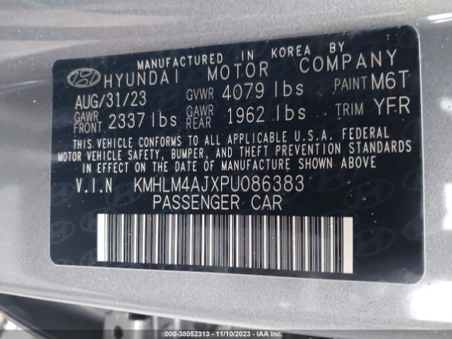 Photo 8 VIN: KMHLM4AJXPU086383 - HYUNDAI ELANTRA HYBRID 