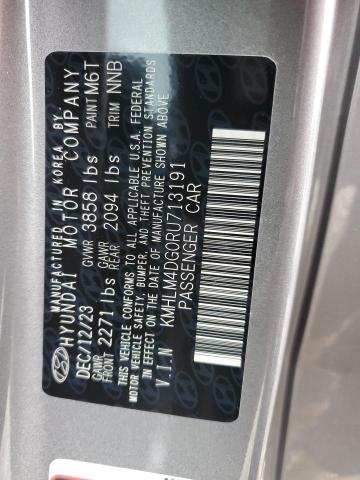 Photo 11 VIN: KMHLM4DG0RU713191 - HYUNDAI ELANTRA SE 