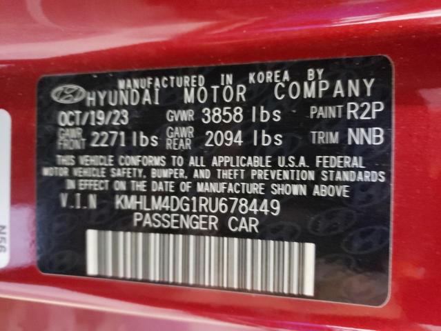 Photo 11 VIN: KMHLM4DG1RU678449 - HYUNDAI ELANTRA SE 