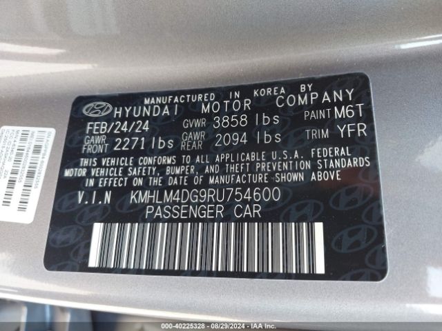 Photo 8 VIN: KMHLM4DG9RU754600 - HYUNDAI ELANTRA 