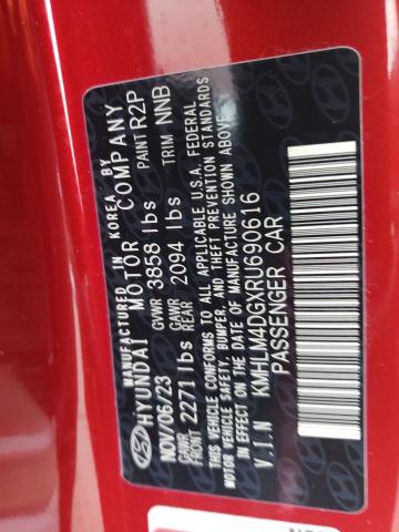 Photo 11 VIN: KMHLM4DGXRU690616 - HYUNDAI ELANTRA SE 