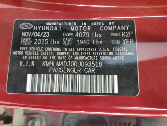 Photo 11 VIN: KMHLM4DJ0RU093518 - HYUNDAI ELANTRA BL 