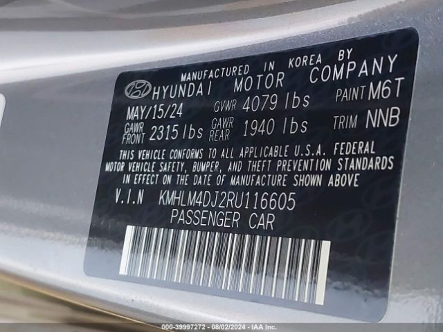 Photo 8 VIN: KMHLM4DJ2RU116605 - HYUNDAI ELANTRA 