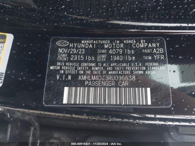 Photo 8 VIN: KMHLM4DJ3RU096638 - HYUNDAI ELANTRA 