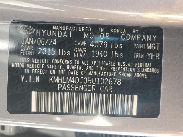 Photo 11 VIN: KMHLM4DJ3RU102678 - HYUNDAI ELANTRA BL 