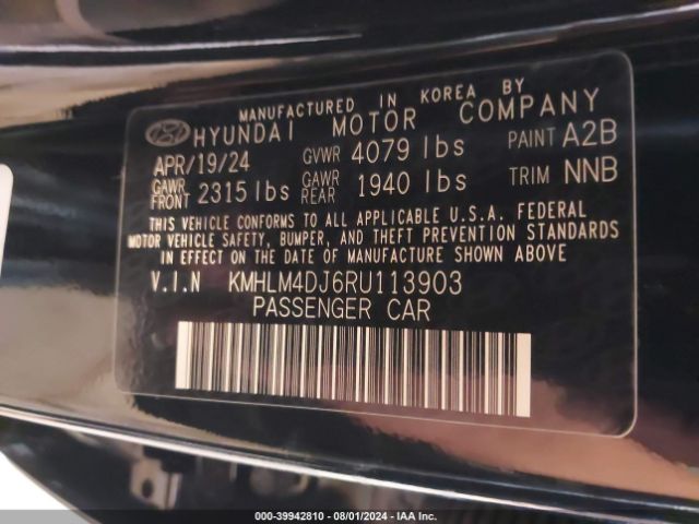 Photo 8 VIN: KMHLM4DJ6RU113903 - HYUNDAI ELANTRA 