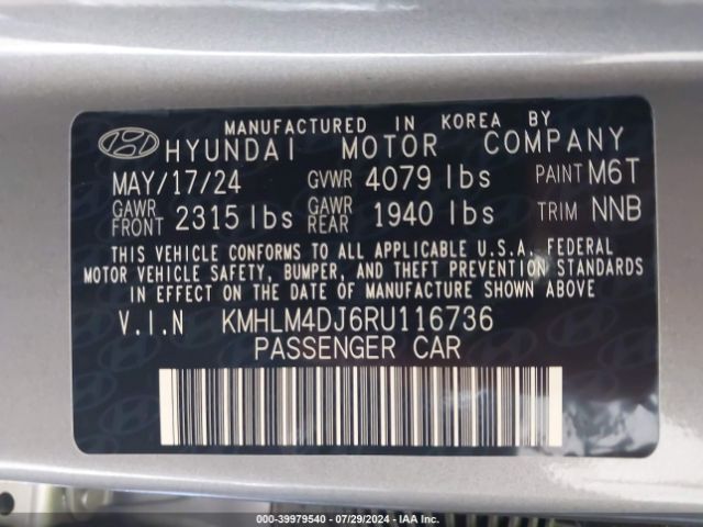 Photo 8 VIN: KMHLM4DJ6RU116736 - HYUNDAI ELANTRA 