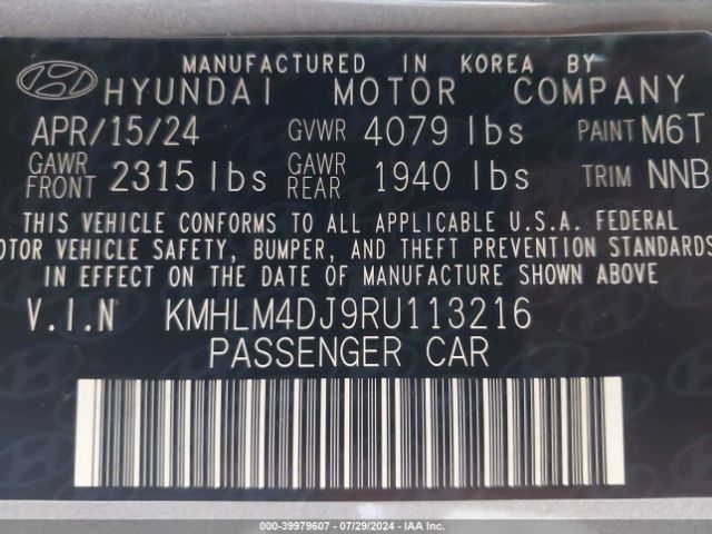 Photo 8 VIN: KMHLM4DJ9RU113216 - HYUNDAI ELANTRA 