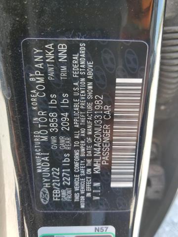 Photo 12 VIN: KMHLN4AG0NU331982 - HYUNDAI ELANTRA 